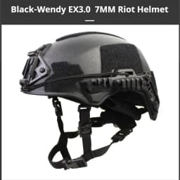 Wendy's Helmet 3.0 Thickened Tactical Airgun Safety Ballistic Helmet Adjustable Outdoor Hunting CS Sports Bike Equipment