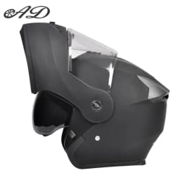 AD Factory Wholesale Fashion LED Intelligence Taillights Motorcycle Helmet Dual Mirror Riding Full Helmet for Safe Travel Hat