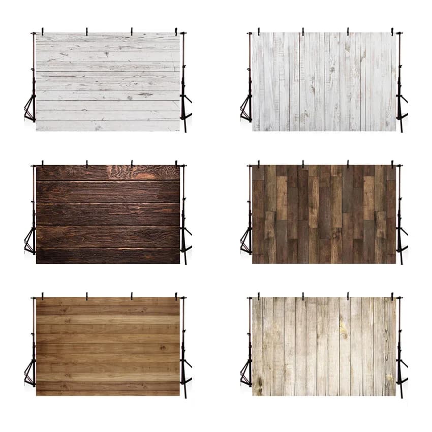 Wood Board Background for Photography Texture Plank Cake Food Baby Pet Portrait Photographic Backdrops Photocall Photo Studio