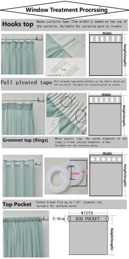 Japanese Style Linen semi-shading ramie curtain yarn Norse hemp yarn pure color linen curtains yarn living room custom curtain