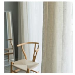 Japanese Style Linen semi-shading ramie curtain yarn Norse hemp yarn pure color linen curtains yarn living room custom curtain