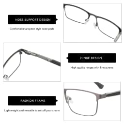 BLUEMOKY High Quality Carbon Fiber Prescription Glasses Fashion Square Progressive/Myopia/Hyperopia Optical Eyeglasses For Men