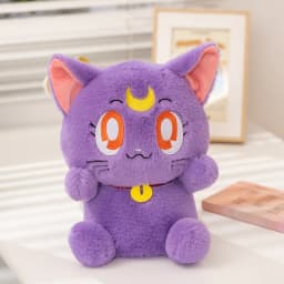 Japan Anime Sailor Moon Plush Cat Toys Kitten Stuffed Doll Girlish Kawaii Room Decor Stuffed Kawaii Gifts For Girlfriend