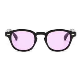 Fashion Johnny Depp Small Style Round Sunglasses Mens Womens Clear Tinted Lens Brand Design Party Show Sun Glasses Oculos De Sol