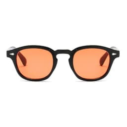 Fashion Johnny Depp Small Style Round Sunglasses Mens Womens Clear Tinted Lens Brand Design Party Show Sun Glasses Oculos De Sol