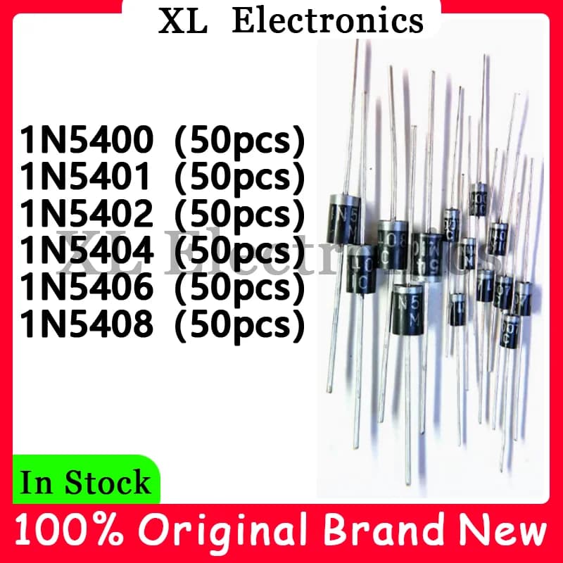 1N5400 1N5401 1N5402 1N5404 1N5406 1N5408 New Original