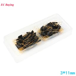 100Pcs/1pc GPS-11A 3x11mm Plastic Reed Switch 11mm Anti-Interference Normally Open Magnetic Control Switch NO Electronic