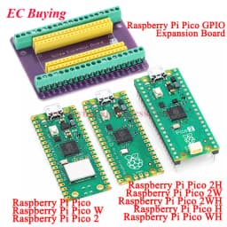 Raspberry Pi Pico 2 Pico W Pico WH Pico 2H H 2WH RP2040 RP2350 Wireless WiFi Development GPIO Expansion Board Module MciroPython