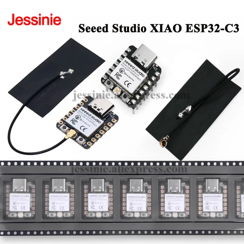 10Pcs/1pc Seeed Studio XIAO ESP32-C3 Seed ESP32C3 WiFi BLE Wireless Module for Arduino IDE MicroPython CircuitPython Meshtastic
