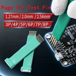 2.54/2.00/1.27mm Pitch Handheld Programming Pogo Pin, 3/4/5/6/7/8P Test Pin Programming Test Probe