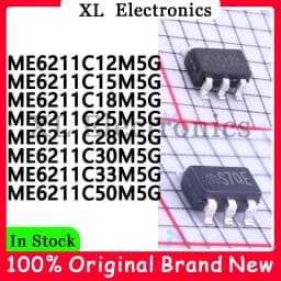 50Pcs/lot ME6211C12M5G ME6211C15M5G ME6211C18M5G ME6211C25M5G ME6211C28M5G ME6211C30M5G ME6211C33M5G ME6211C50M5G New Original