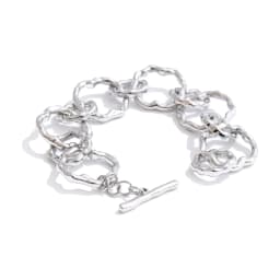 Yhpup High Quality Stainless Steel Handmade Chain Bracelet Bangle Waterproof Texture Toggle-Clasps Wrist Jewelry Exclusive Gift
