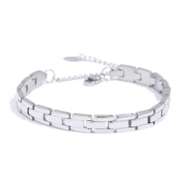 Yhpup 316L Stainless Steel Charm Polished Chain Golden Bracelet Bangle Statement Wide Pvd Adjustable Wrise Jewelry Women Men