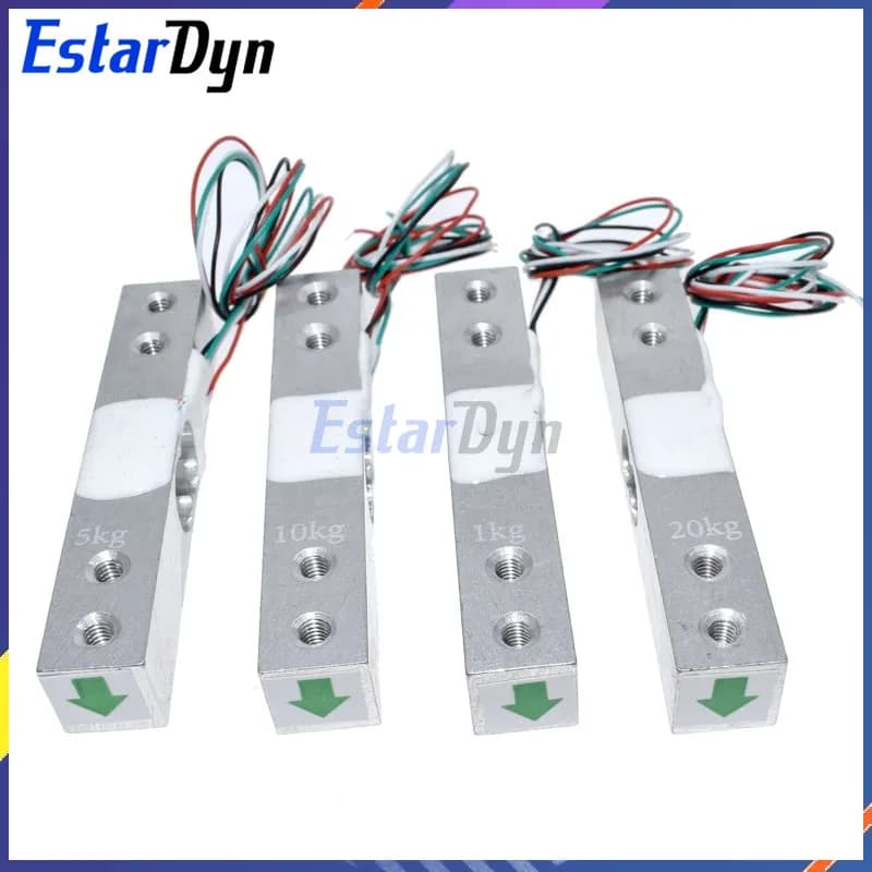 Estardyn Load Cell 1KG 5KG 10KG 20KG HX711 AD Module Weight Sensor Electronic Scale Aluminum Alloy Weighing Pressure Sensor