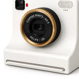 3D Printed Latte Art Camera One‑Touch Coffee Printer with 8 Stencil Cards Miniature Instant Camera Coffee Stencils Latte Art