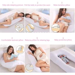 PANGDUBE Pregnancy Pillow 130x70cm Waist Support for Pregnant Women Sleeping Nursing Cushion Breastfeeding Maternity Body Pillow