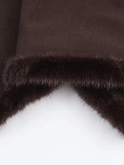 NLZGMSJ Autumn Women Fur Splice Cape Jacket New Fashion Loose Leisure Poncho Coat Elegant Hight Street Women Cloak ﻿Y2K