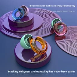 Noise reduction earplugs Sound insulation Silicone sleep Hearing protection Earplugs Sleep special anti-noise