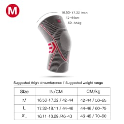 Professional Knee Support Compression Knee Sleeve Anti Slip Silicone Knee Braces for Knee Pain Meniscus Tear