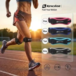 2 PC Sports Protection Patellar Strap Basketball Badminton Tennis Cycling Running Protection Support Patellar Pad Shock Absorpti