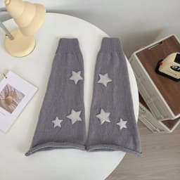 Y2K Leg Stockings Black White Grey Harajuku Punk Knee Socks Lolita Over Knee High Sock Japanese Style Leg Warmer Sexy Accessory