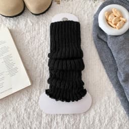Autumn And Winter Women Leg Warmers Classic Black White Lolita Knitted Foot Cover Long Socks JK Japanese Sweet Leg Warmers Girls