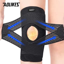 AOLIKES 1PCS Compression Knee Pad For Relieve Meniscal Tear Knee Pain Arthritis Joint Pain Relief Breathable Knee Support