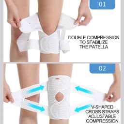 AOLIKES 1PCS Compression Knee Pad For Relieve Meniscal Tear Knee Pain Arthritis Joint Pain Relief Breathable Knee Support