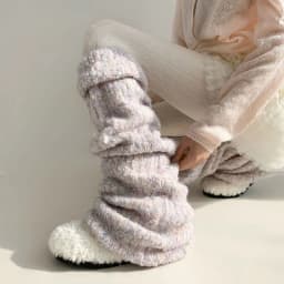 Harajuku Gothic Lolita Leg Warmers Autumn Winter Fashion Knitted Warm Foot Cover Women's Knee?Length Soft Leg Socks Boot Cuffs