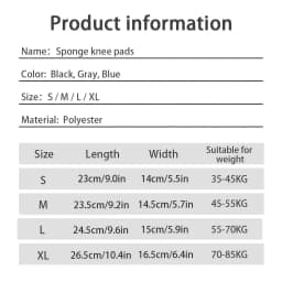 Thick Sponge Knee Pads Non Slip Shock Absorb Protective Volleyball Knee Brace Basketball Gym Workout Fitness Knee Protector