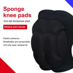 Thick Sponge Knee Pads Non Slip Shock Absorb Protective Volleyball Knee Brace Basketball Gym Workout Fitness Knee Protector