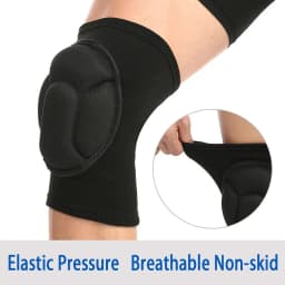 Thick Sponge Knee Pads Non Slip Shock Absorb Protective Volleyball Knee Brace Basketball Gym Workout Fitness Knee Protector