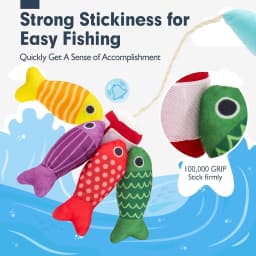 Montessori Toy for Todders Cloth Fishing Game with Stacking Cups Color Sorting Early Education Toy Number Counting Math Toy Gift
