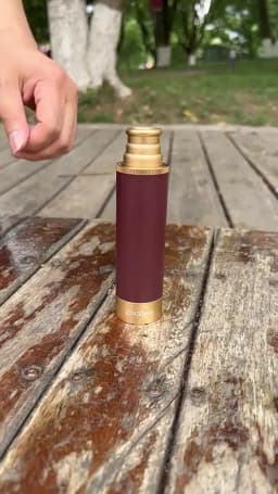 Vintage Pirate Style Monocular Telescope 25x30 Zoomable Pocket Mini Spyglass for Travel Hunting Games Watching Brass Collapsible