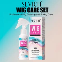 SEVICH Professional Wig Hair Care Products Wig Smoothing Keratin Hair Mask Oil Control Deep Cleansing Wig Shampoo Wig Care Spray