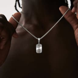 Mens Square Pendant Necklaces,Embossing Radiation Sunburst Stainless Steel Pendant Necklaces,Stylish Jewelry Gifts