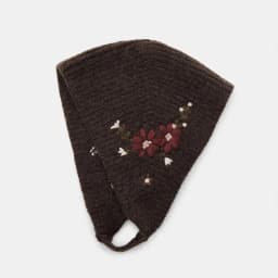 New Floral Embroidered Earflap Hat Women, Warm Knitted Winter Beanie With Full Ear Coverage, Soft Cozy Headwear For Outdoor