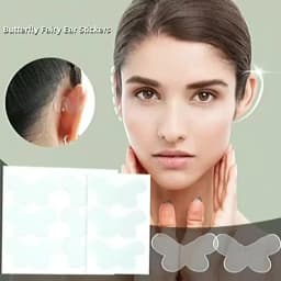 Butterfly-Shaped Elf Ear Stickers Corrector Correction Patch Silicone Patches Tape Cosmetics Ears Primer
