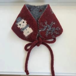 Cute Snowman Jacquard Knit Earmuffs for Women Winter Cold Protection Plush Ear Warmers Korean Style Windproof Strap Ear Muffs