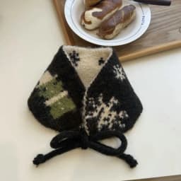 Cute Snowman Jacquard Knit Earmuffs for Women Winter Cold Protection Plush Ear Warmers Korean Style Windproof Strap Ear Muffs