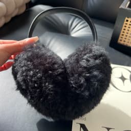 Women Genuine Sheepskin Earmuffs Real Wool Winter Warm Ear Warmer Foldable Ear Covers Cold Ear Protector Outdoor Muffs