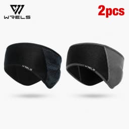 WRELS Cycling Fleece Ear Cover Winter Windproof Hiking Headwear Workout Fleece Ear Muffs Men Women Warm Running Ski Sports Band
