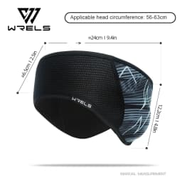 WRELS Winter Cycling Ear Warmer Headband Polar Fleece Windproof Thermal Ear Muffs Running Skiing Hiking Outdoor Sports Men Women