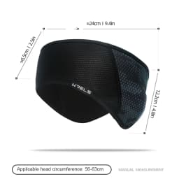 WRELS Winter Cycling Ear Warmer Headband Polar Fleece Windproof Thermal Ear Muffs Running Skiing Hiking Outdoor Sports Men Women