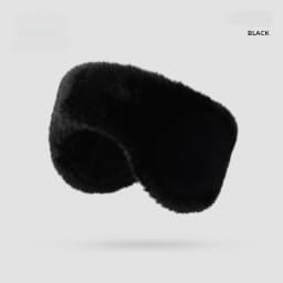Faux Fur Ear Warmers for Women Winter Warm Plush Earmuffs for Baseball Caps Adjustable Soft Ear Covers