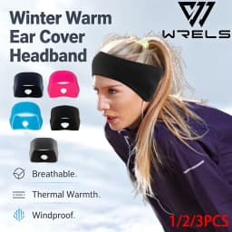 1/2/3PCS Winter Warm Ear Cover Headband Breathable Thermal Outdoor Sports Headwear Cycling Running Fitness Windproof Ear Cover