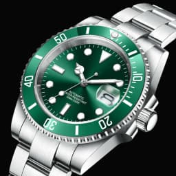 Custom Logo Men Watches Luxury 40mm NH35/MIYOTA Automatic Mechanical Wristwatches Ceramic 100M Dive Watch Sapphire Luminous