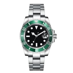 Custom Logo Men Watches Luxury 40mm NH35/MIYOTA Automatic Mechanical Wristwatches Ceramic 100M Dive Watch Sapphire Luminous
