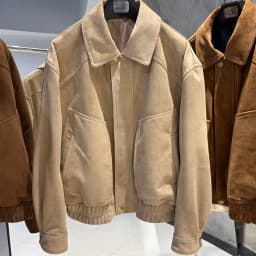 YOLOAgain Real Sheepskin Suede Jacket Women Oversized Genuine Leather Jacket Female