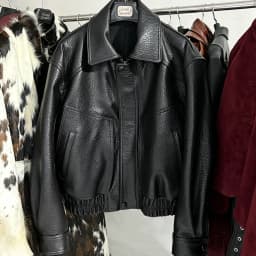 YOLOAgain Real Sheepskin Suede Jacket Women Oversized Genuine Leather Jacket Female